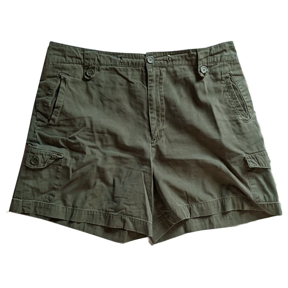 🆓📨 Dark Green Shorts | White Stag Ladies 16 | FREE SHIPPING!